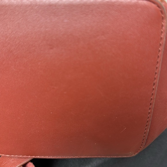 All Saints Copper Brown Leather and Suede Medium Shoulder Bag - Picture 6 of 9